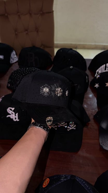 Barbas Hats “Platinum sbowflake”